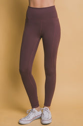 Love Tree Women's High Waist Active Leggings with Side Pockets - Stretch & Comfort